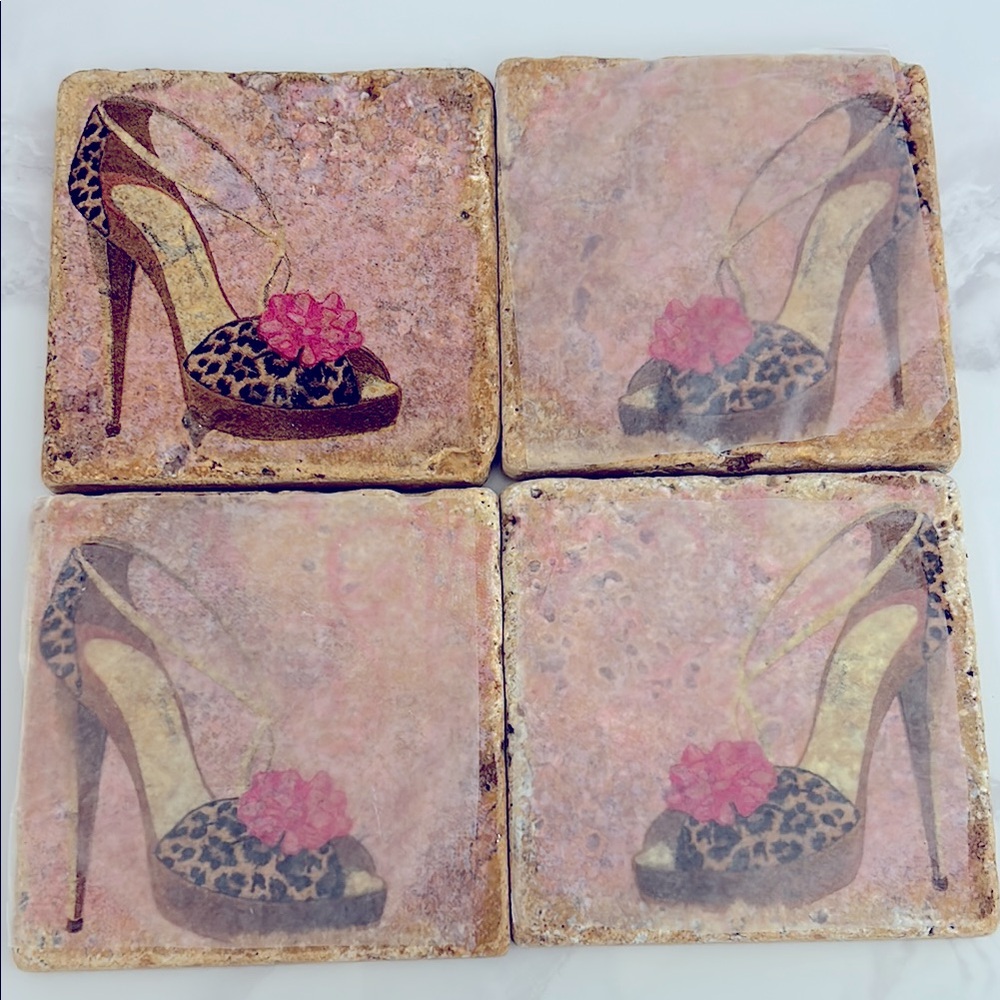 Stone Coasters 4pc